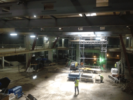 Commercial Basement New Build Cavity Drain System Polyprufe London