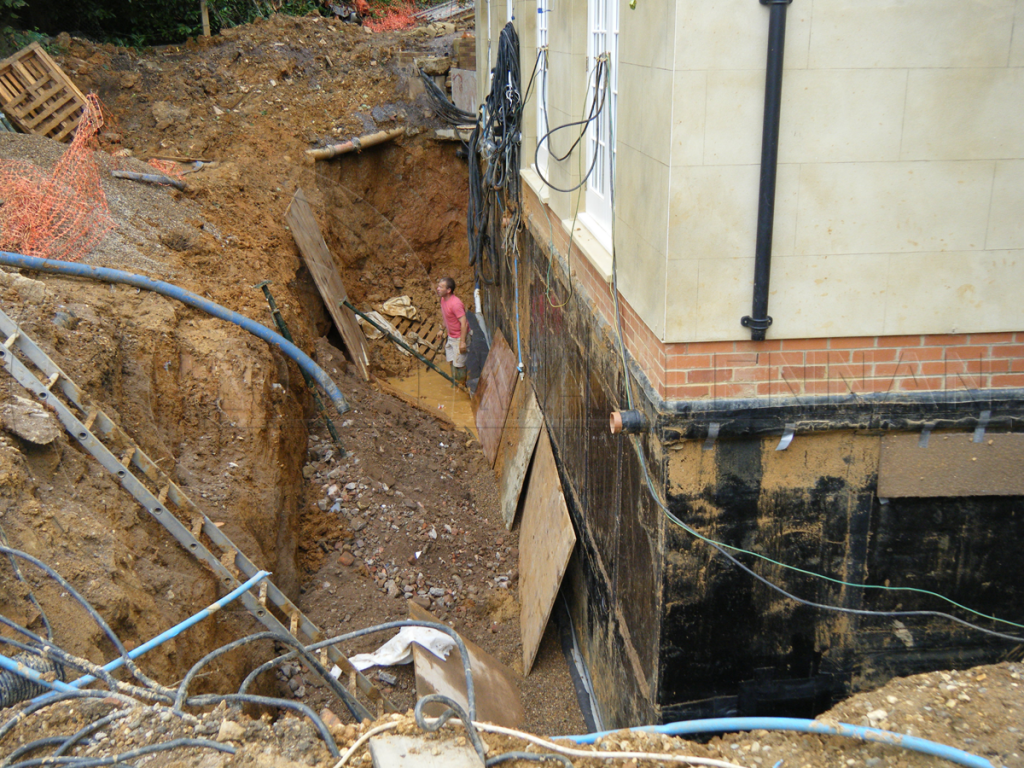 Basement Design & Build Tips - External Waterproofing