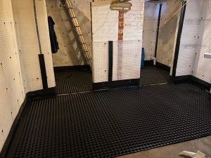 An example of basement waterproofing in salisbury