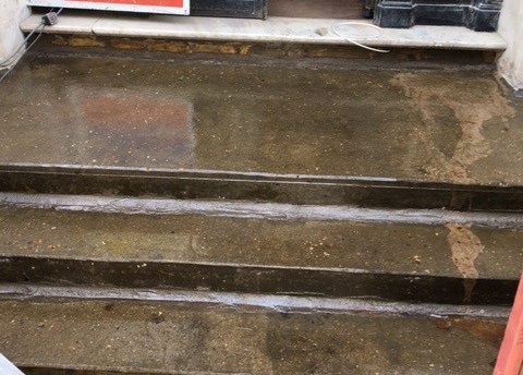 waterproofing concrete steps